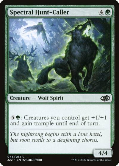 Spectral Hunt-Caller 45 Jumpstart 2022 Magic card