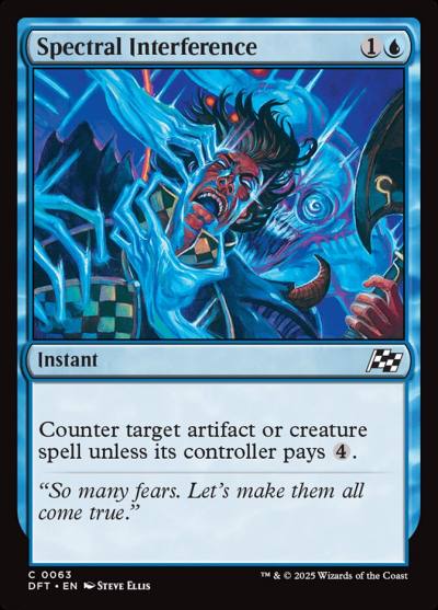 Spectral Interference DFT-63 Aetherdrift Magic card