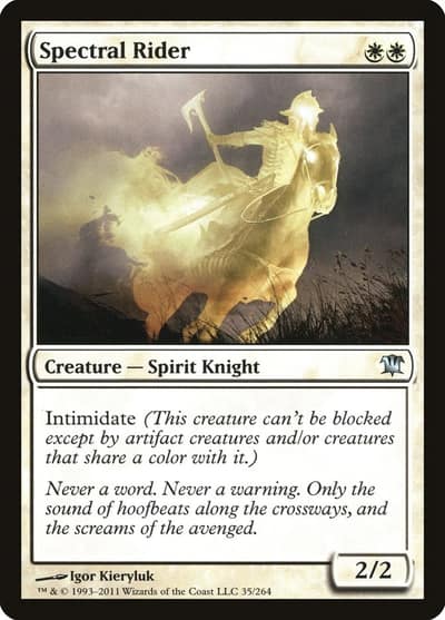Spectral Rider 35 Innistrad Magic card