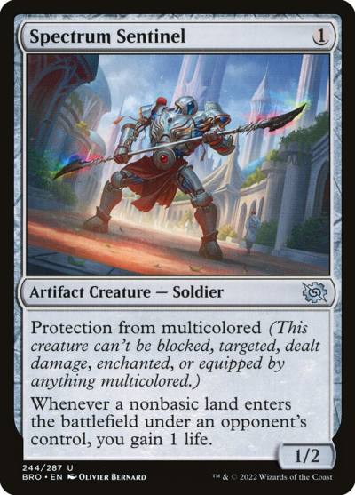 Spectrum Sentinel BRO-244 The Brothers' War Magic card