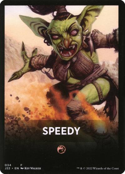 Speedy FJ22-34 Jumpstart 2022 Front Cards Magic card