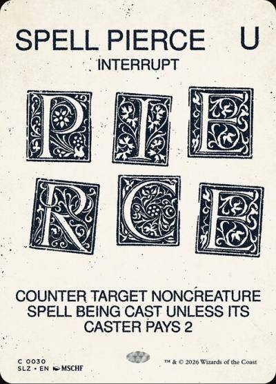 Spell Pierce SLZ-30 The Zeta Set Magic card
