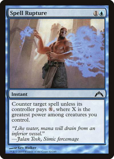 Spell Rupture GTC-52 Gatecrash Magic card
