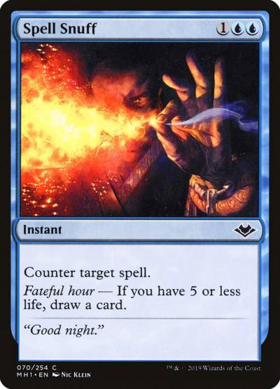 Spell Snuff MH1-70 Modern Horizons Magic card