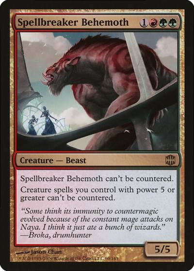 Spellbreaker Behemoth P09-60 Magic Player Rewards 2009 Magic card