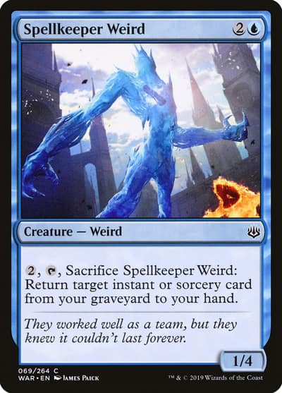 Spellkeeper Weird 69 War of the Spark Magic card