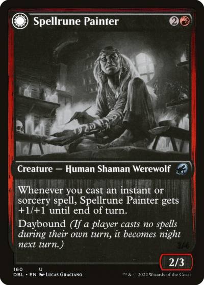 Spellrune Painter // Spellrune Howler DBL-160 Innistrad: Double Feature Magic card