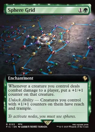 Sphere Grid FIC-123 Final Fantasy Commander Magic card
