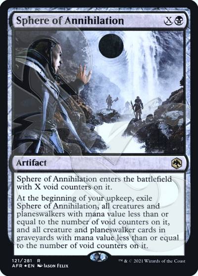 Sphere of Annihilation PAFR-121A Adventures in the Forgotten Realms Promos Magic card