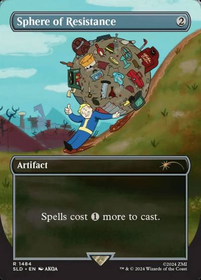 Sphere of Resistance SLD-1484 Secret Lair Drop Magic card