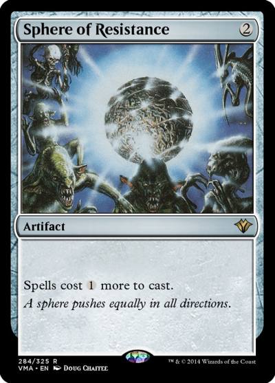 Sphere of Resistance VMA-284 Vintage Masters Magic card