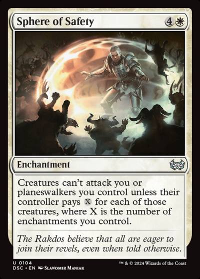Sphere of Safety DSC-104 Duskmourn: House of Horror Commander Magic card
