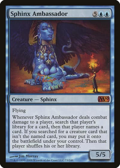 Sphinx Ambassador 73 Magic 2010 Magic card