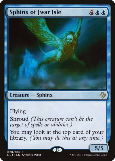 Sphinx of Jwar Isle E01-28 Archenemy: Nicol Bolas Magic card