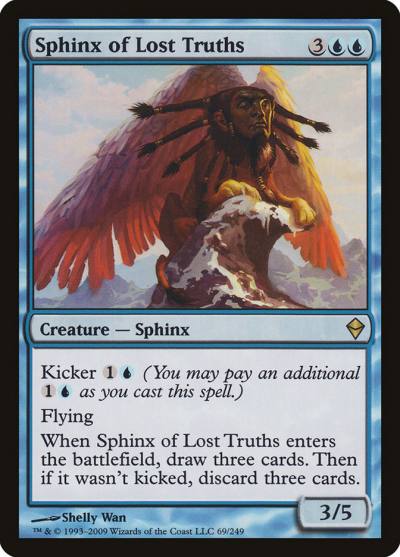 Sphinx of Lost Truths ZEN-69 Zendikar Magic card