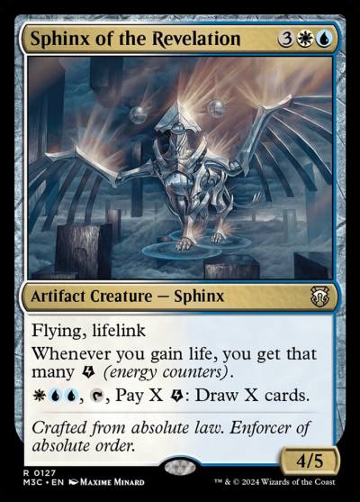 Sphinx of the Revelation M3C-127 Modern Horizons 3 Commander Magic card