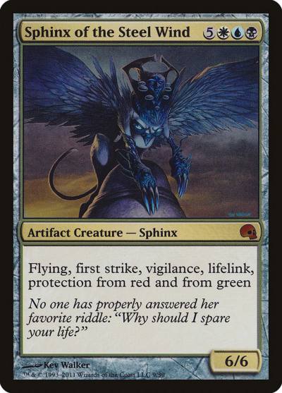 Sphinx of the Steel Wind PD3-9 Premium Deck Series: Graveborn Magic card