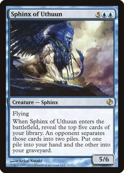 Sphinx of Uthuun DDI-22 Duel Decks: Venser vs. Koth Magic card