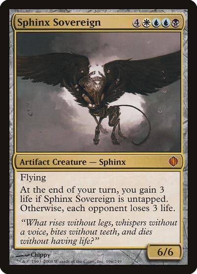 Sphinx Sovereign 196 Shards of Alara Magic card