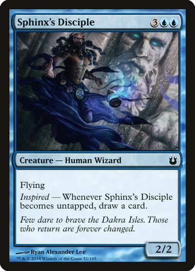 Sphinx's Disciple 51 Born of the Gods Magic card