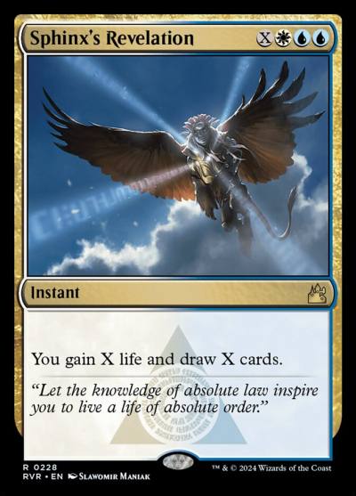Sphinx's Revelation RVR-228 Ravnica Remastered Magic card