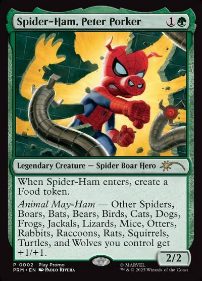 Spider-Ham, Peter Porker PSPM-2B Marvel's Spider-Man Promos Magic card