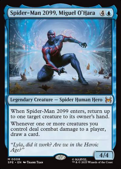 Spider-Man 2099, Miguel O'Hara SPE-8 Marvel's Spider-Man Eternal Magic card