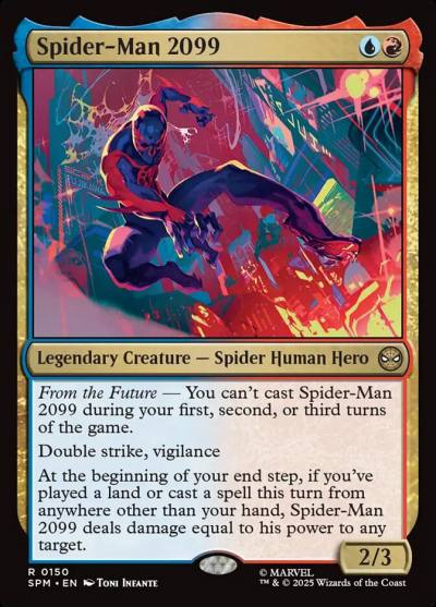 Spider-Man 2099 SPM-150 Marvel's Spider-Man Magic card