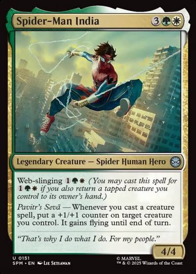 Spider-Man India SPM-151 Marvel's Spider-Man Magic card