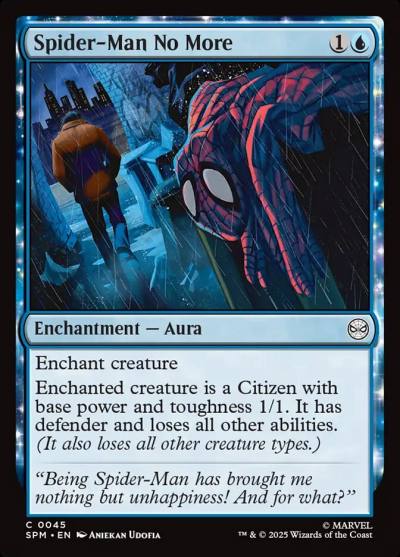 Spider-Man No More SPM-45 Marvel's Spider-Man Magic card
