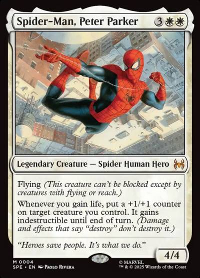 Spider-Man, Peter Parker SPE-4 Marvel's Spider-Man Eternal Magic card
