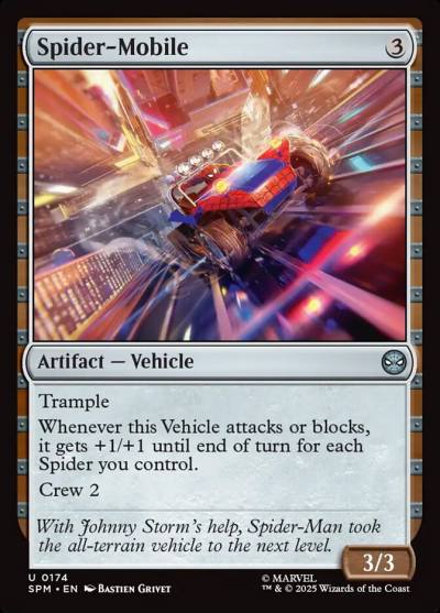 Spider-Mobile SPM-174 Marvel's Spider-Man Magic card