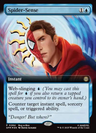 Spider-Sense SPM-284 Marvel's Spider-Man Magic card
