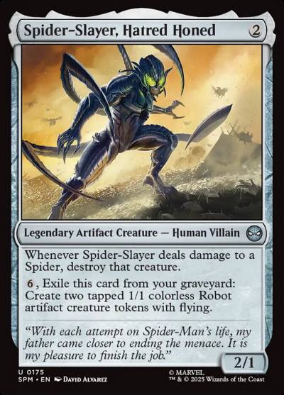 Spider-Slayer, Hatred Honed SPM-175 Marvel's Spider-Man Magic card