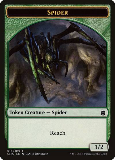 Spider TCMA-14 Commander Anthology Tokens Magic card