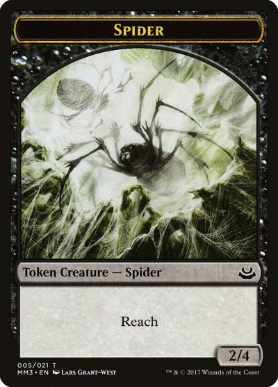 Spider TMM3-5 Modern Masters 2017 Tokens Magic card