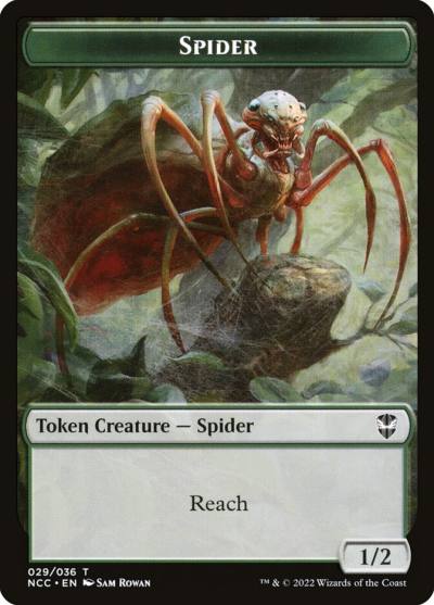 Spider TNCC-29 New Capenna Commander Tokens Magic card