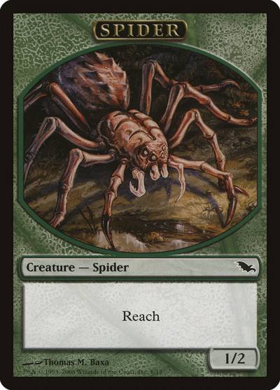 Spider TSHM-6 Shadowmoor Tokens Magic card