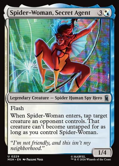 Spider-Woman, Secret Agent 229 Marvel Super Heroes Magic card