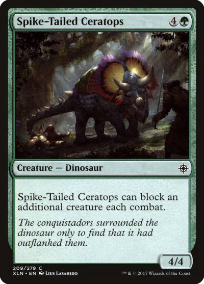 Spike-Tailed Ceratops 209 Ixalan Magic card