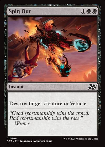 Spin Out DFT-106 Aetherdrift Magic card