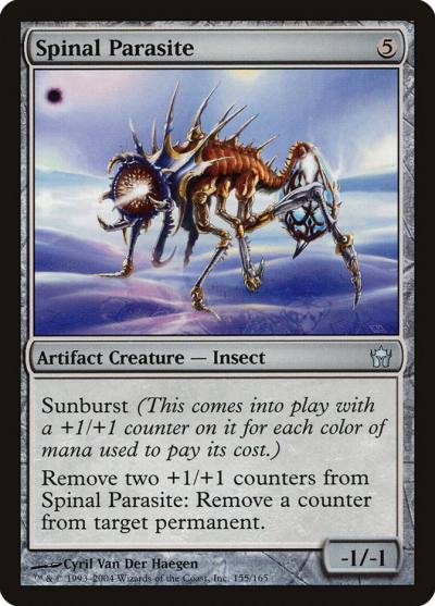 Spinal Parasite 155 Fifth Dawn Magic card