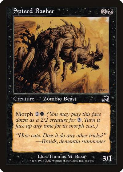 Spined Basher 172 Onslaught Magic card
