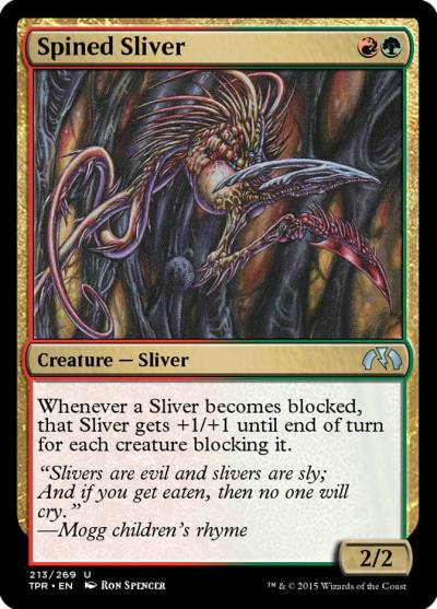 Spined Sliver TPR-213 Tempest Remastered Magic card