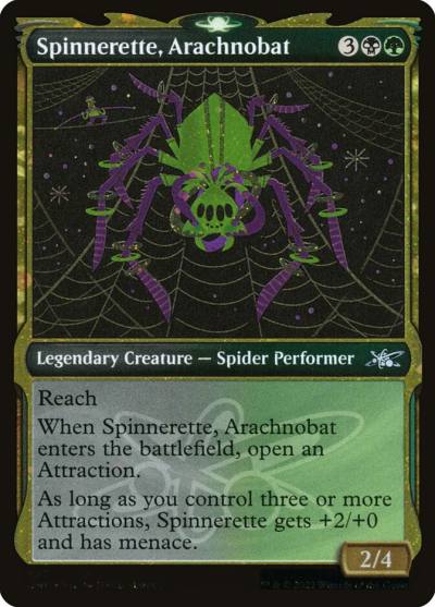 Spinnerette, Arachnobat UNF-522 Unfinity Magic card