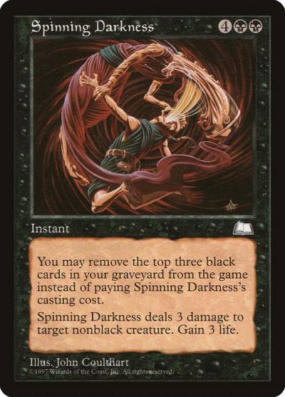 Spinning Darkness