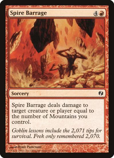 Spire Barrage DDI-71 Duel Decks: Venser vs. Koth Magic card