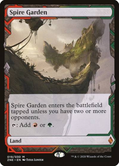 Spire Garden ZNE-19 Zendikar Rising Expeditions Magic card