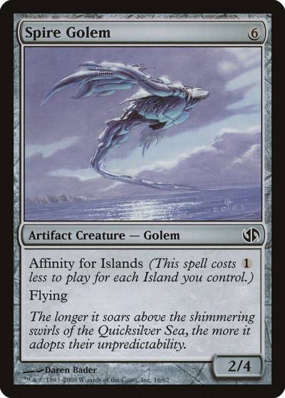 Spire Golem DD2-16 Duel Decks: Jace vs. Chandra Magic card