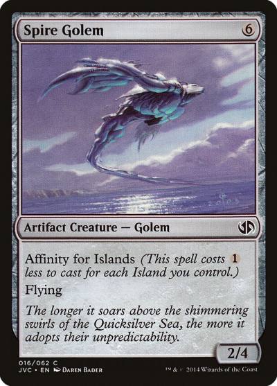 Spire Golem JVC-16 Duel Decks Anthology: Jace vs. Chandra Magic card
